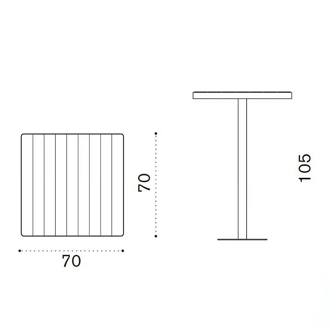 Барный стол Ethimo Laren - фото-3 | interior market