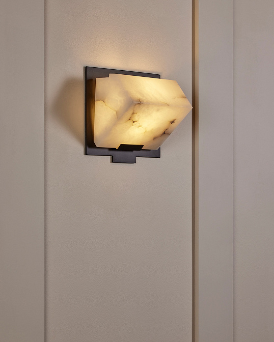 Бра Pierre Chareau Simple bloc auvent 185 fond métal - фото-3 | interior market