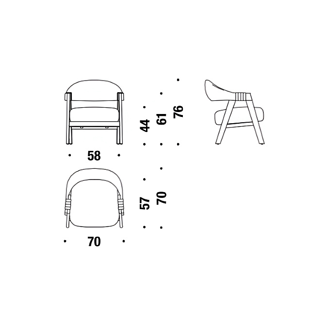 Кресло Moroso Mathilda - фото-3 | interior market