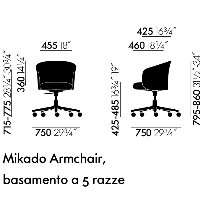 Офисное кресло Vitra Mikado ArmChair - фото-4 | interior market