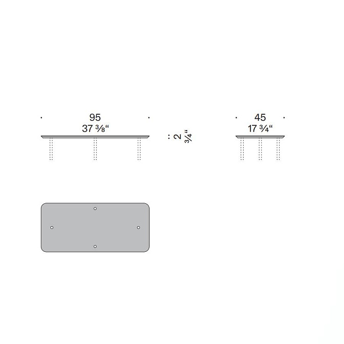 Приставной столик De Padova Erei - фото-5 | interior market