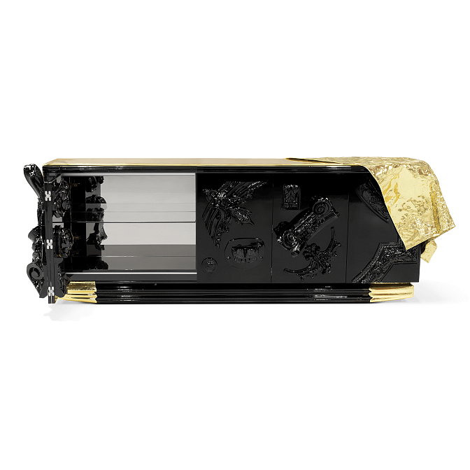 Комод Boca do Lobo Voltaire Black - фото-3 | interior market