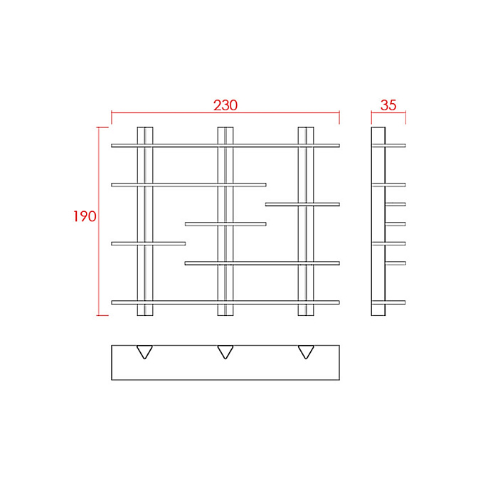 Книжный стеллаж JNL TOWER - фото-3 | interior market