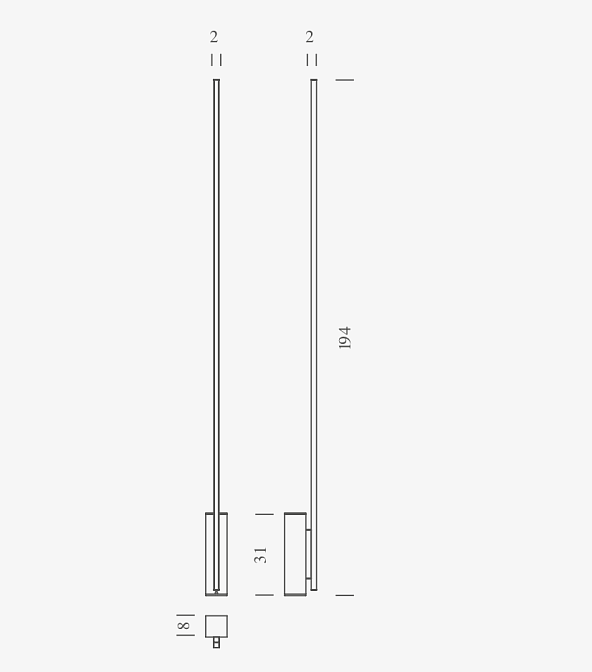 Напольный светильник Nemo LINESCAPES - фото-4 | interior market