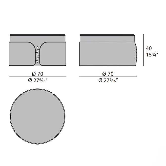 Пуф Turri Bow - фото-5 | interior market