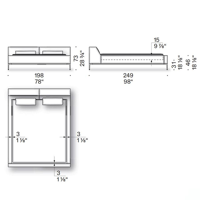Кровать De Padova TIME TRIP FOR MEMORIES ēdition - фото-3 | interior market