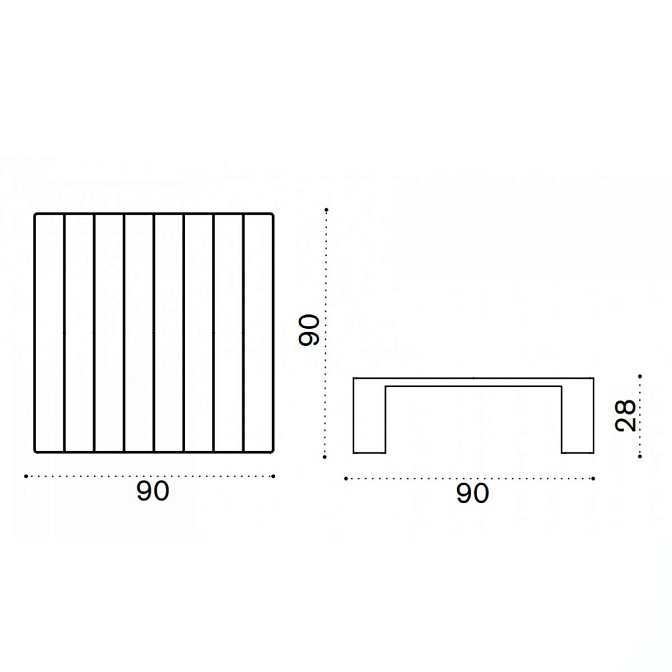 Журнальный столик Ethimo Esedra - фото-3 | interior market