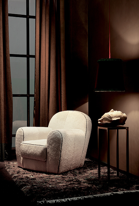 Кресло Baxter AMBURGO BABY MOUTON - фото-2 | interior market