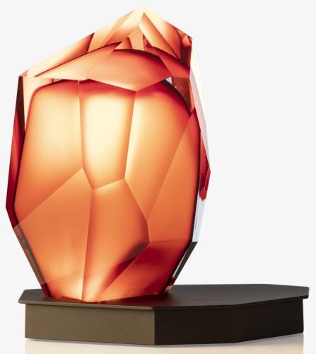 Настольная лампа Lasvit Crystal Rock CL017TA-1CE00-0411S1 - Light Amber | interior market Настольная лампа Lasvit Crystal Rock CL017TA-1CE00-0411S1 - Light Amber | interior market