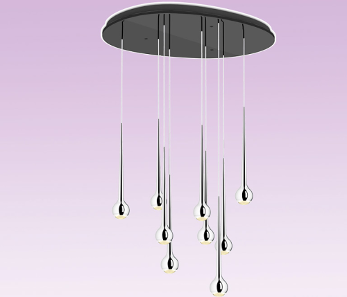 Потолочный светильник Tobias Grau Falling water 9 cloud | interior market Потолочный светильник Tobias Grau Falling water 9 cloud | interior market