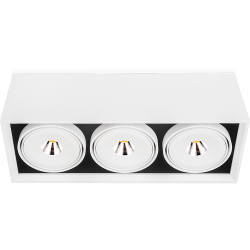 Потолочный светильник Arkos Light ORBITAL SURFACE 3 LARK111 6.5W DIM 19º 2700K W | interior market Потолочный светильник Arkos Light ORBITAL SURFACE 3 LARK111 6.5W DIM 19º 2700K W | interior market