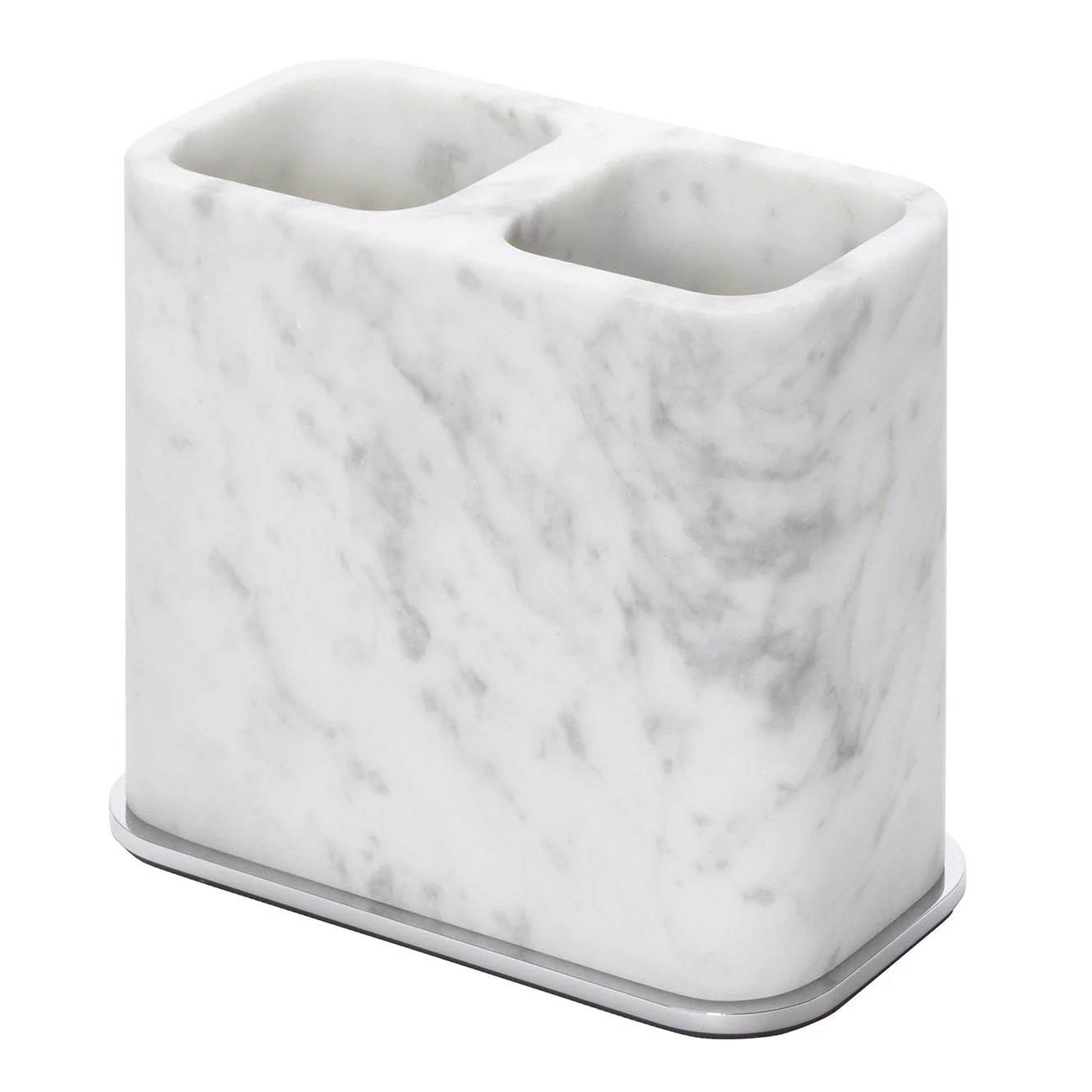 Стакан GioBagnara POLO MARBLE DOUBLE TOOTHBRUSH HOLDER | interior market Стакан GioBagnara POLO MARBLE DOUBLE TOOTHBRUSH HOLDER | interior market