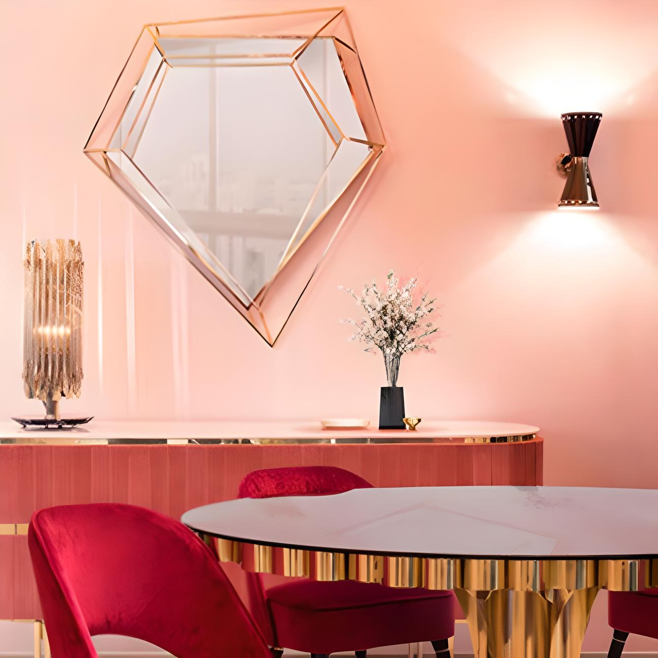 Зеркало интерьерное Essential Home DIAMOND SMALL MIRROR | interior market Зеркало интерьерное Essential Home DIAMOND SMALL MIRROR | interior market