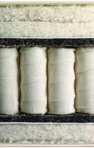 Матрас, medium/soft, 1 ряд пружин, конский волос, 160*200*h21 | interior market Матрас, medium/soft, 1 ряд пружин, конский волос, 160*200*h21 | interior market