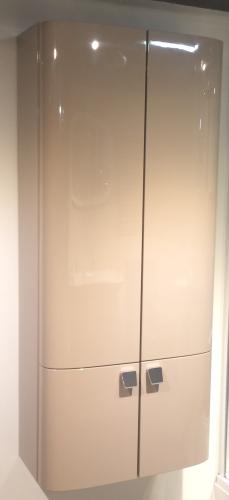 Пенал (1 дверь, петли справа), 35*35*h160, цвет - reed high gloss, ручка - хром (G0106) | interior market Пенал (1 дверь, петли справа), 35*35*h160, цвет - reed high gloss, ручка - хром (G0106) | interior market