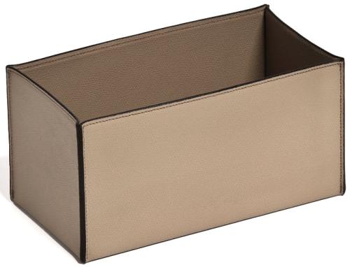 Бокс для лицевых полотенец 24*12,5*12,5h leather Ari col.005 Grey | interior market Бокс для лицевых полотенец 24*12,5*12,5h leather Ari col.005 Grey | interior market