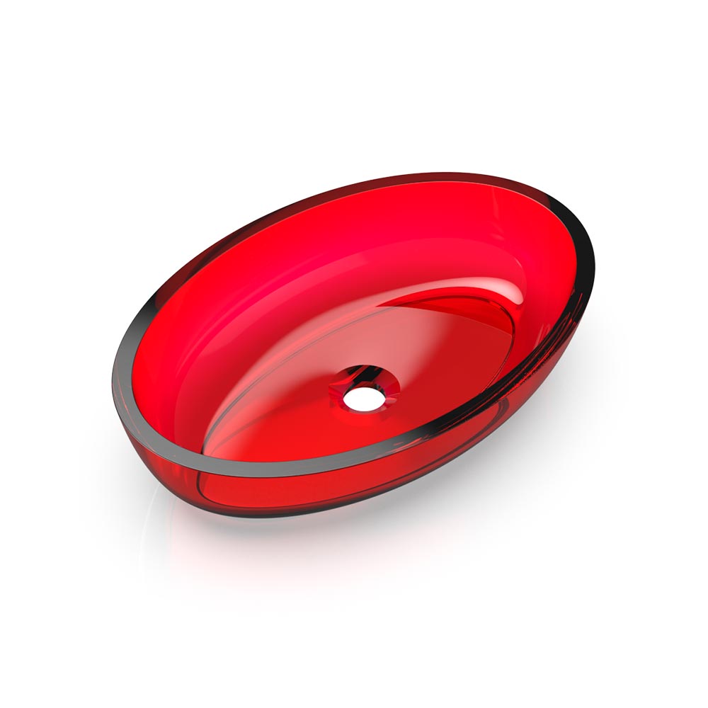 Knief 70201040 Oval Shape Раковина, цвет Rubin # 040 (Wine Red 0700-070-05) | interior market Knief 70201040 Oval Shape Раковина, цвет Rubin # 040 (Wine Red 0700-070-05) | interior market