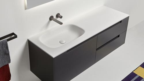 Топ с итегрированной раковиной без отв. под смеситель 180*54*1.2h FLUMOOD белый | interior market Топ с итегрированной раковиной без отв. под смеситель 180*54*1.2h FLUMOOD белый | interior market