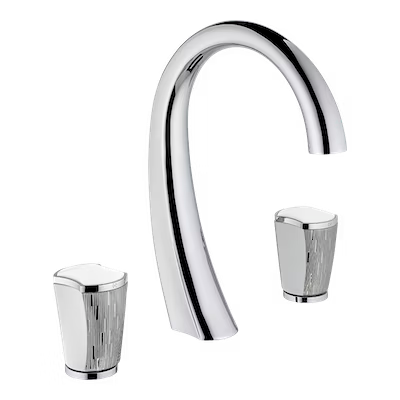 Смеситель для раковины THG INFINI WHITE PORCELAIN WITH PLATINUM DÉCOR | interior market Смеситель для раковины THG INFINI WHITE PORCELAIN WITH PLATINUM DÉCOR | interior market