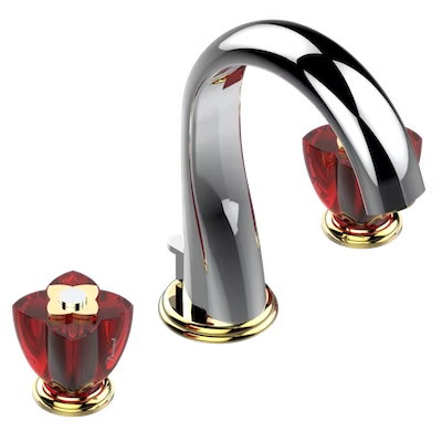 Смеситель для раковины THG PÉTALE DE CRISTAL - RED CRYSTAL | interior market Смеситель для раковины THG PÉTALE DE CRISTAL - RED CRYSTAL | interior market