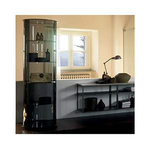 Витрина стеклянная d.57*h180 Bianco Prestige SCAV 028/metallo legrabox antracite | interior market Витрина стеклянная d.57*h180 Bianco Prestige SCAV 028/metallo legrabox antracite | interior market