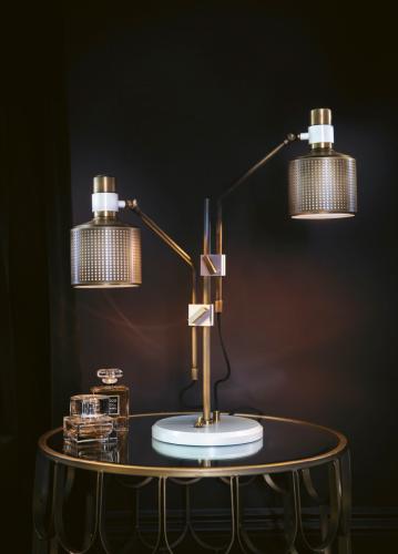 Настольная лампа Bert Frank RIDDLE TABLE LAMP DOUBLE | interior market Настольная лампа Bert Frank RIDDLE TABLE LAMP DOUBLE | interior market