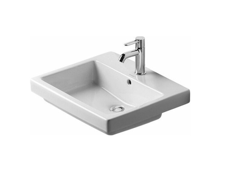 Раковина, Duravit, Vero, шгв 550*465*180, отверстия для смесителя-1, цвет-белый | interior market Раковина, Duravit, Vero, шгв 550*465*180, отверстия для смесителя-1, цвет-белый | interior market