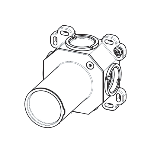 Закладная часть для смесителя AMEM317 c гигиенической лейкой | interior market Закладная часть для смесителя AMEM317 c гигиенической лейкой | interior market