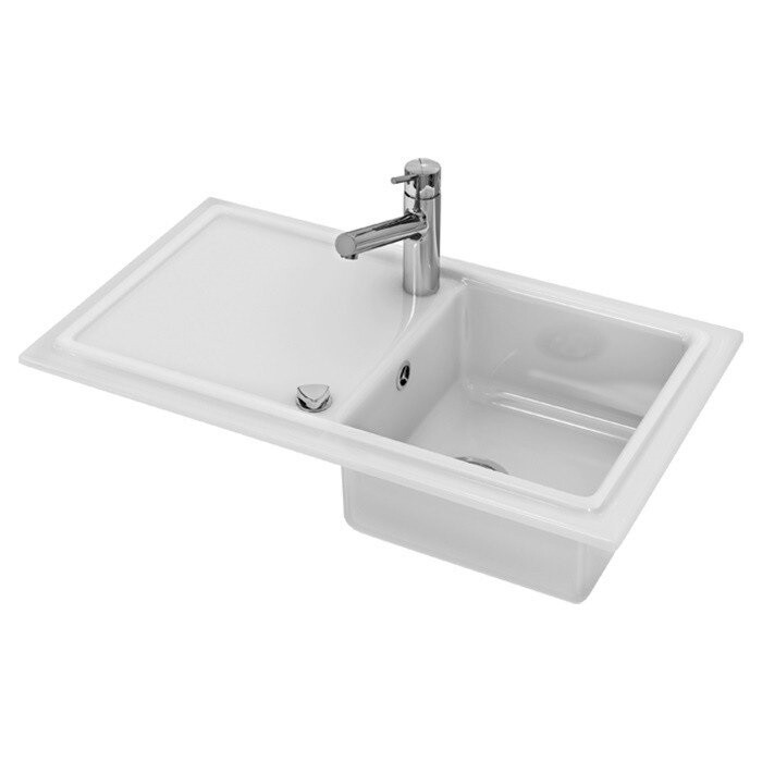 Раковина, Duravit, Cassia, шгв 860*510*225, отверстия для смесителя-1, цвет-белый | interior market Раковина, Duravit, Cassia, шгв 860*510*225, отверстия для смесителя-1, цвет-белый | interior market